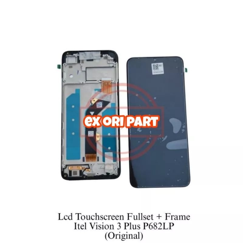 LCD TOUCHSCREEN FULLSET FRAME ITEL VISION 3 PLUS P682LP