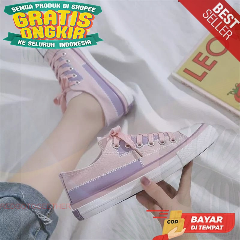 Sepatu wanita import Merk RANJOJO original FN25 sepatu sneakers korea wanita sepatu import sepatu OO