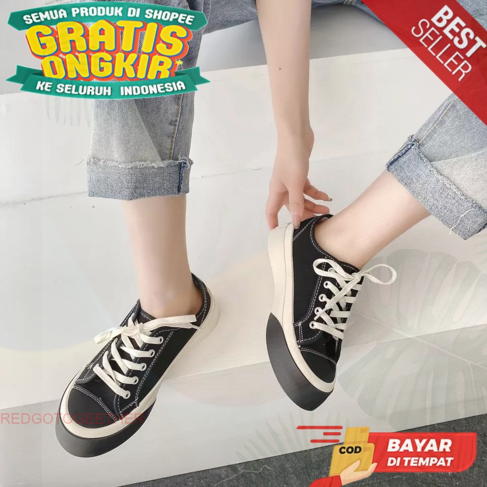 Sepatu wanita import Merk RANJOJO original D33 sepatu sneakers korea wanita sepatu import sepatu OOT