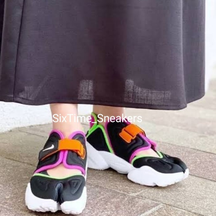 New Nike Aqua Rift Original Women Black Purple Orange - 36
