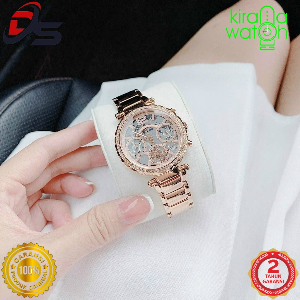 Jam Tangan Wanita Guess GW0403L3 Rose Gold Original 290823