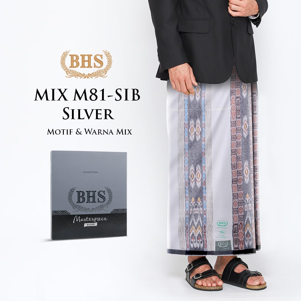 Sarung BHS Masterpiece Silver M81 SIB Motif & Warna Mix