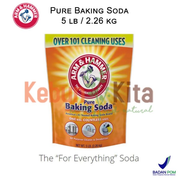 

Termurah [ Best Seller ] Arm and Hammer Pure Baking Soda 2.26 Kg