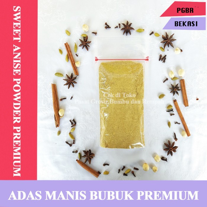 

Adas Manis Bubuk / Fennel Powder 1 KG