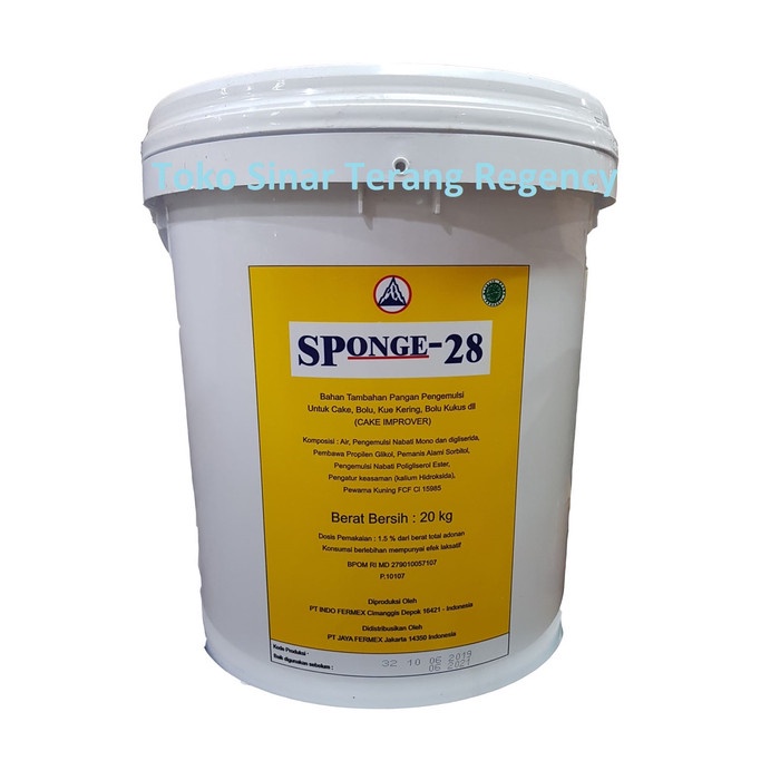 

Promo Termurah [ Best Seller ] SP / Sponge 28 1 KG Pengembang / pelembut kue GROSIR pail / ember
