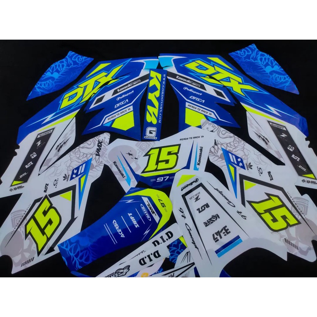 DECAL STIKER KLX - DTRACKER - KLX OLD/S  FULLBODY CUSTOM