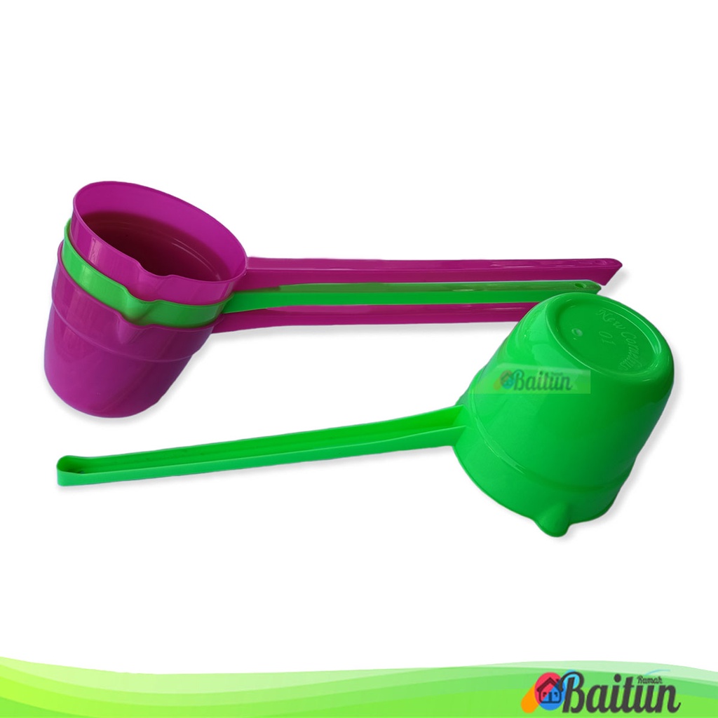 Baitun Gayung Kecil Gagang Panjang | Gayung Plastik New Cornelius 01 | Cibuk Peralatan Kabar Mandi G