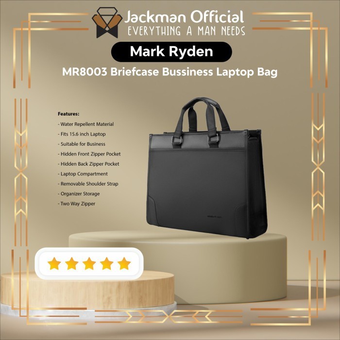 New MARK RYDEN MR8003 Briefcase Bussiness Laptop Bag - Tas Laptop