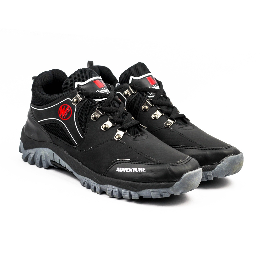 Sepatu Sneakers Working Hiking G-02 Import Asli Snekers Pria Sneaker Cowok Snikers Kets Casual Kesua