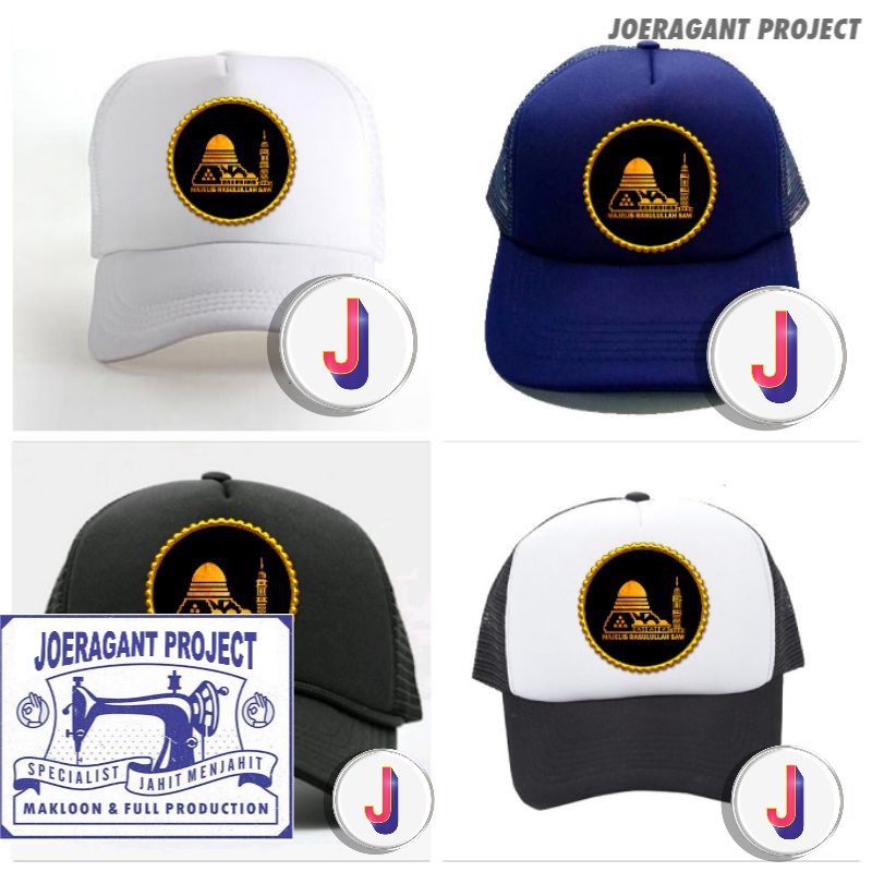 Topi Jaring Majelis Rosulullah Trucker -VIMELNESHA