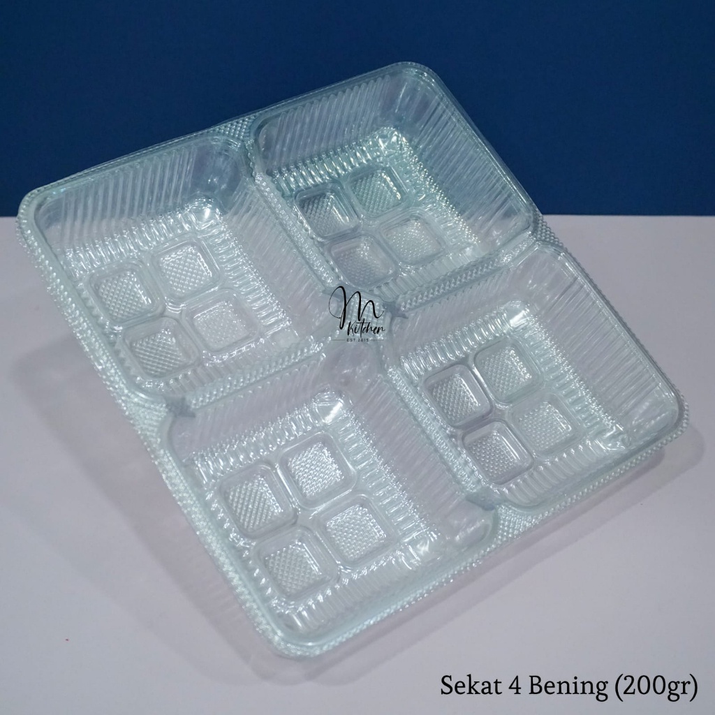 Tray Mika Mooncake Sekat 4 (200gr) / Mika Mooncake