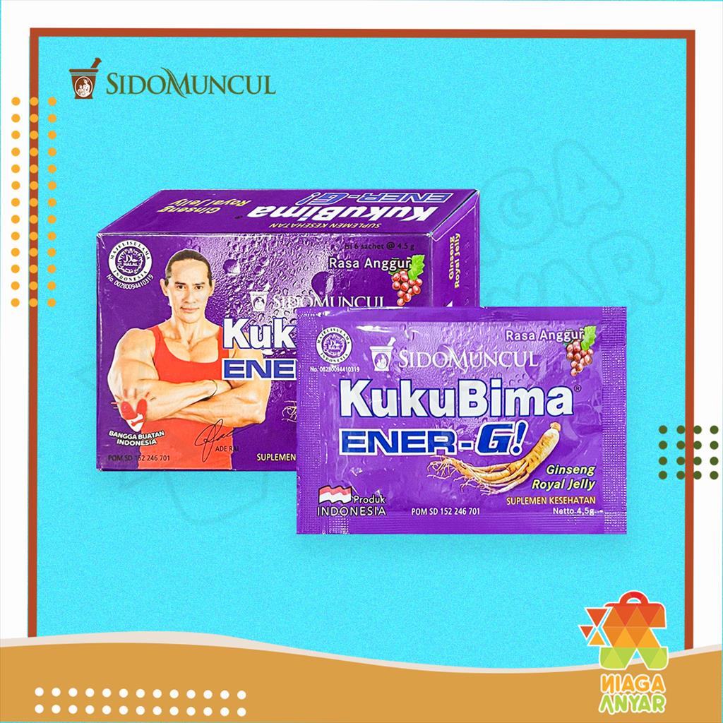 

NA Sidomuncul Kukubima Energi Sachet Satuan / Sido Muncul Kuku Bima Minuman Ener-G Ecer