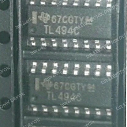 IC TL494C - SMD Original TL494 TL 494 494CD TEXAS ASLI Ori -SOP 16 TI 01STS