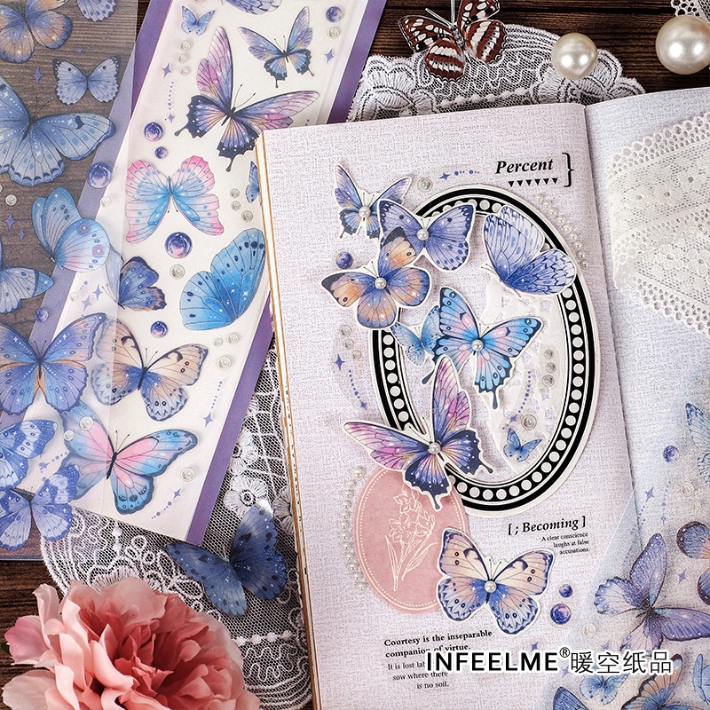 

GS - Grosiran - STIKER JURNAL PET TRANSPARANT | STIKER KUPU KUPU CLASSIC RETRO AESTHETIC ISI 3 LBR GLITTER HOLOGRAM | STICKER BUTTERFLY VINTAGE | STIKER DIARY | DIARY JURNAL | NOTEBOOK | SCRAPBOOK STIKER | TEMPELAN KUPU KUPU