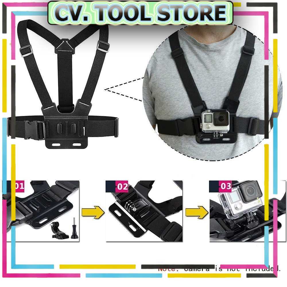 TOOL STORE - Wrumava Chest Harness Belt Strap 3 in 1 for GoPro - WMA01