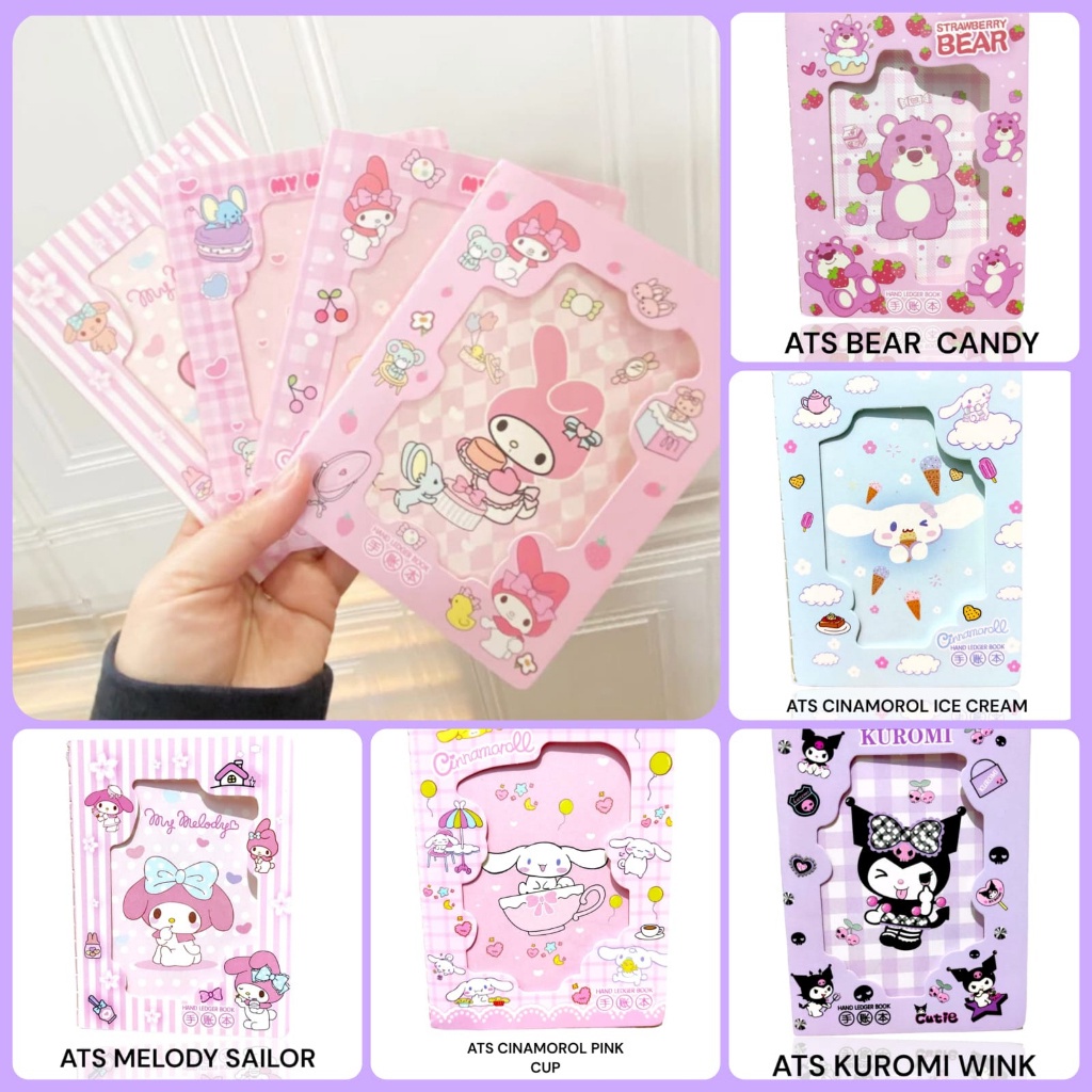 

GS - Grosir - MINI NOTEBOOK SANRIO ATS | ALAT TULIS SEKOLAH | BUKU CATATAN SANRIO | MEMO SANRIO | STRAWBERRY BEAR | KUROMI MINI BOOK | BUKU MEMO KECIL CINAMORROL | MINI DIARY SANRIO | BUKU DIARY BERGAMBAR BERWARNA | HARIAN CATATAN LUCU
