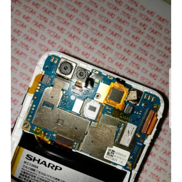 MESIN BAHAN PCB BOARD IC KOMPONEN PART SHARP Pi IF9007 MULUS SEGEL WORK TESTED