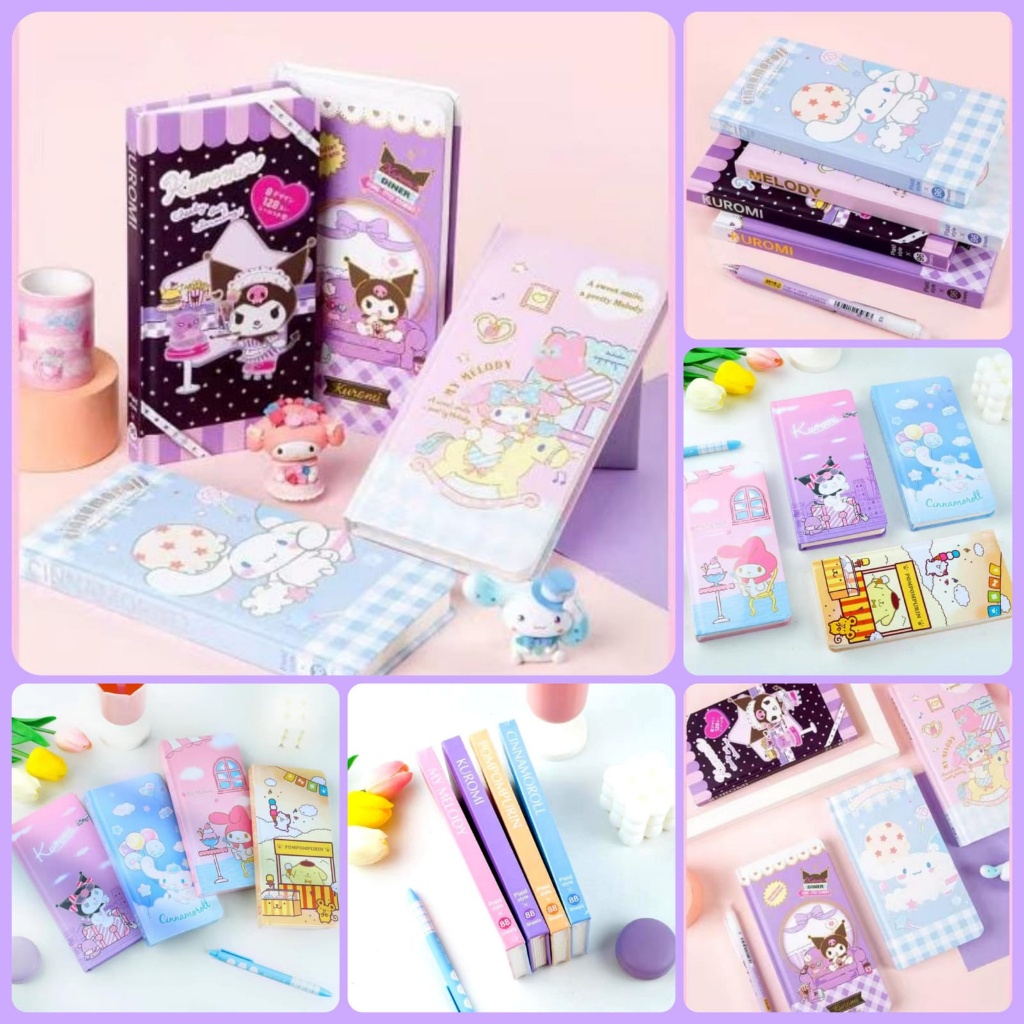 

GS - Grosir - NOTEBOOK DIARY HANDBOOK KT SANRIO | DIARY WEEKLY SANRIO | AGENDA SANRIO | HARDCOVER SANRIO | CINAMORROL | MELODY | DIARY KUROMI