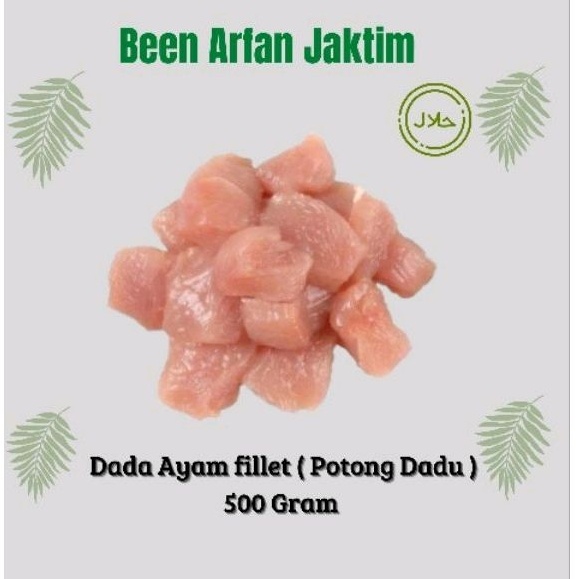 

Boneless Dada Ayam ( Potong Dadu ) 500 Gram