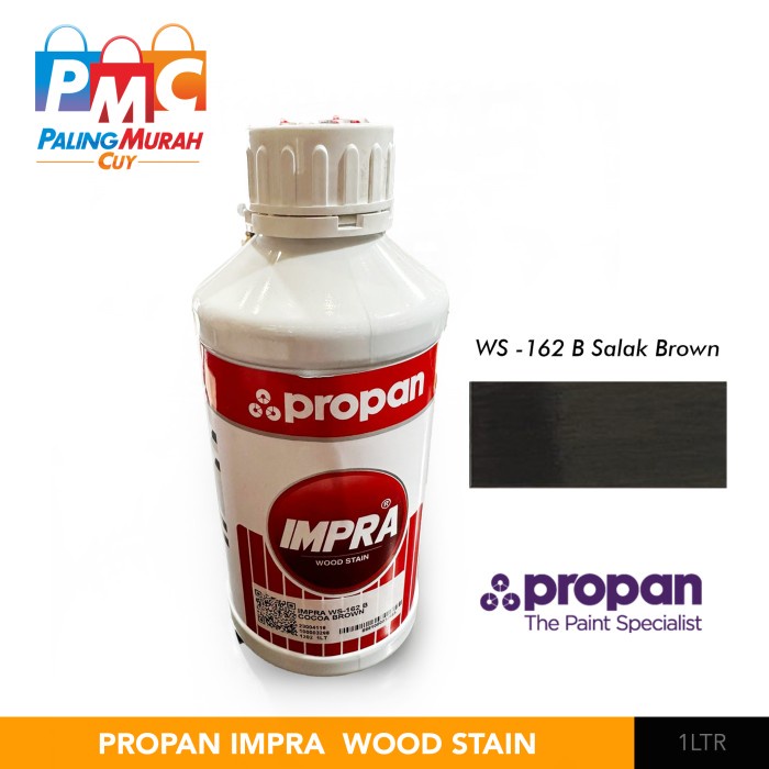 IMPRA WOOD STAIN WS 162 B - SALAK BROWN 1 Liter