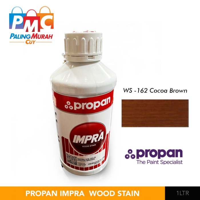IMPRA WOOD STAIN WS 162 B - COCOA BROWN 1 Liter