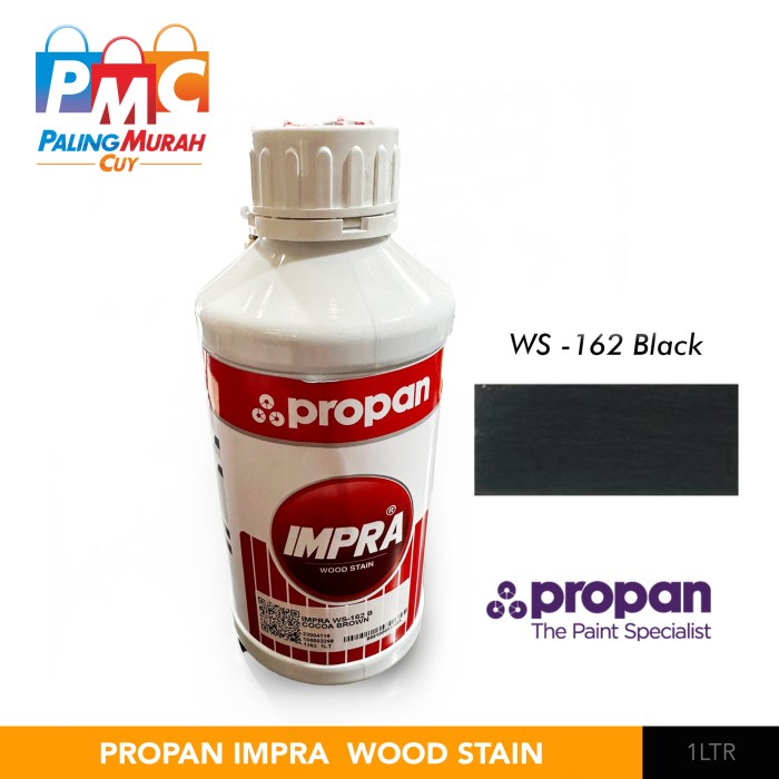 IMPRA WOOD STAIN WS 162 B - Black 1 Liter