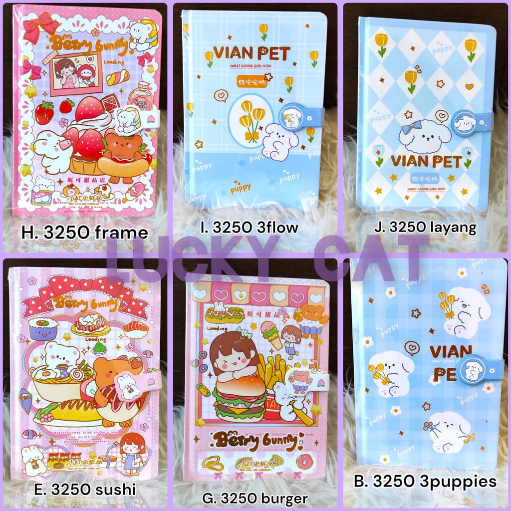 

OS - Murah - DIARY MAGNET HARDCOVER HANDBOOK | NOTEBOOK | BINDER NOTEBOOK LUCU | CARTOON DIARY | MINIBOOK | MEMO KECIL | BUKU MEMO LUCU | MEMO | JOURNALING BOOK | SCRAPBOOK MOTIF KARTUN ALA KOREA | BUKU CATATAN ANIME KARTUN