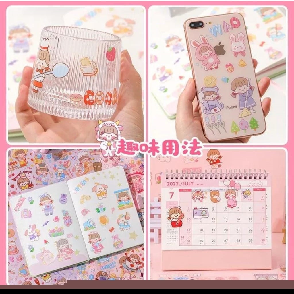 

OS - Murah - STIKER DIARY MOMO | STICKER KOREA BOTOL MINUM 2LT | STIKER WATERPROOF | TAPE STIKER DEKORASI DIARY | STIKER DIARI SCRAPBOOK | STIKER KARTUN KOREA | STIKER PVC ANTI AIR | STICKER VIRAL | STICKER CUSTOM | STICKER DINDING | STICKER 100PCS