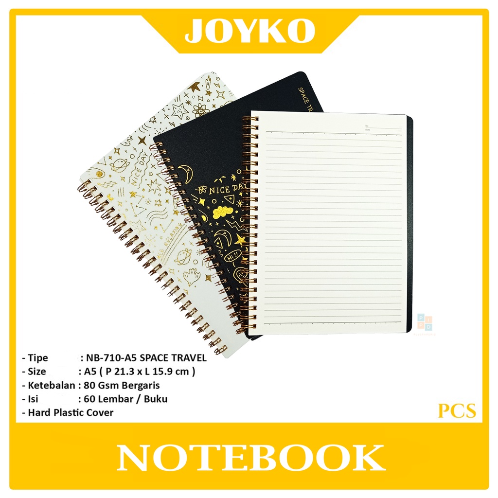 

JOYKO - Notebook NB-710 Motif Spaece Travel - Pcs