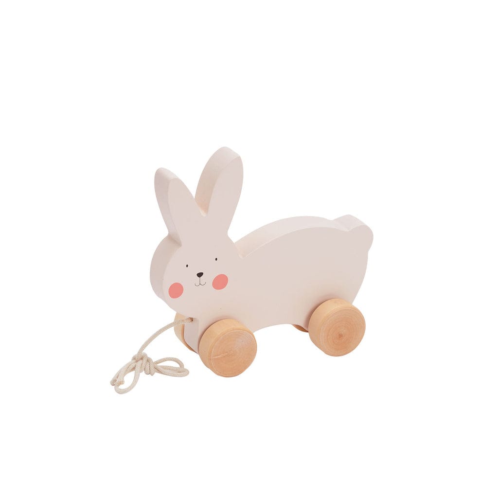 Bubble Wooden Rabbit Pull Along / Mainan Kayu / Mainan Kelinci