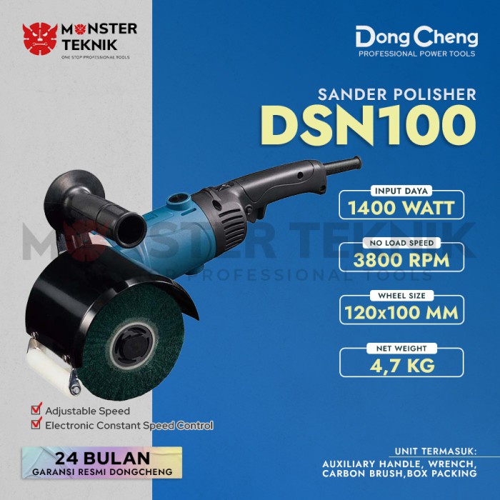Mesin Poles Dongcheng DSN-100 Grinding Polisher 120mm DSN 100