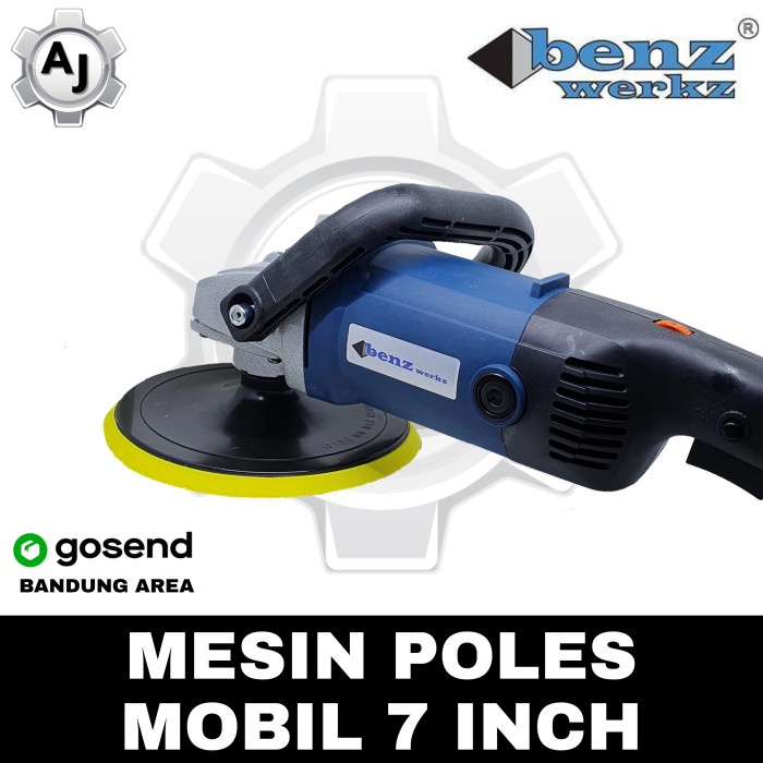 Mesin Poles Mobil Benz 7 Inch , Polisher Besar Pemula + Garansi