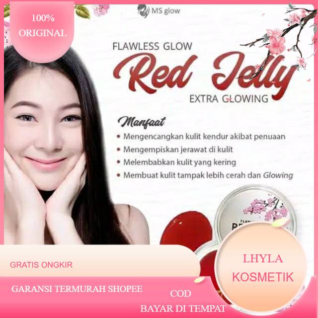 RED JELLY MS GLOW / FLAWLESS GLOW RED JELLY / RED JELLY BY MS GLOW