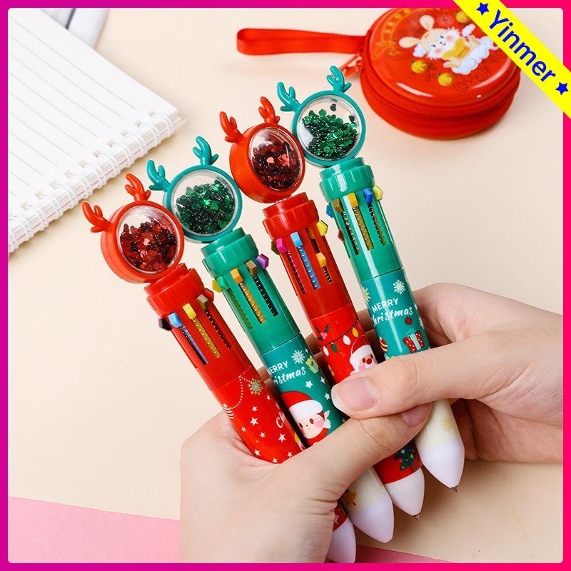 

COD✨Pulpen Natal Warna Santa Claus Snowman Ballpoint Christmas Bolpoin Bolpen Xmas Lucu Imut Kado Hadiah Kreatif Untuk Alat Tulis-Yinmer