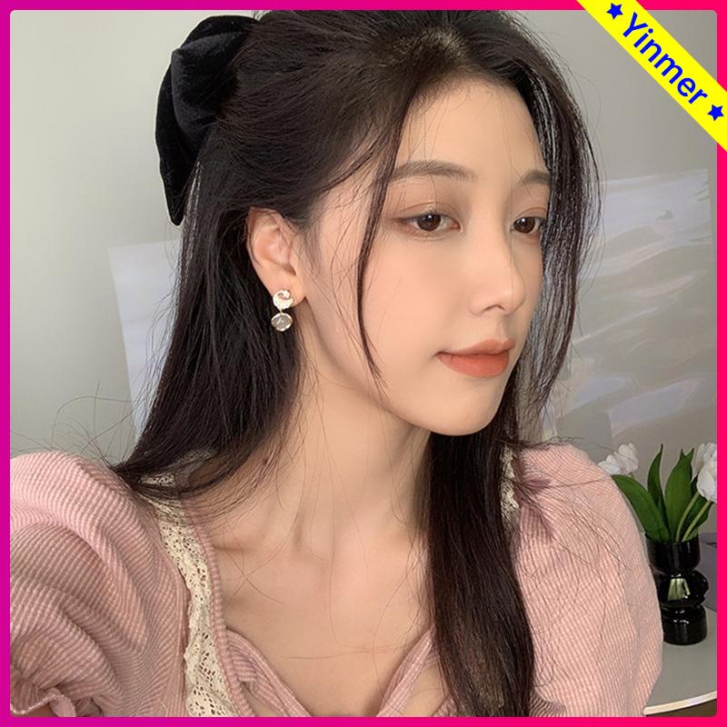 COD✨ Anting angsa berkualitas tinggi Anting opal temperamen yang elegan-Yinmer