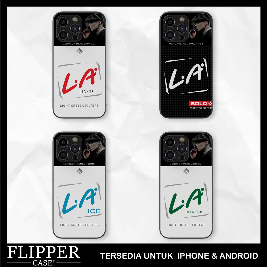 Softcase HP Glossy Rokok L.A Untuk Android All Tipe & iPhone All Tipe cover Casing Case Kaca Premium
