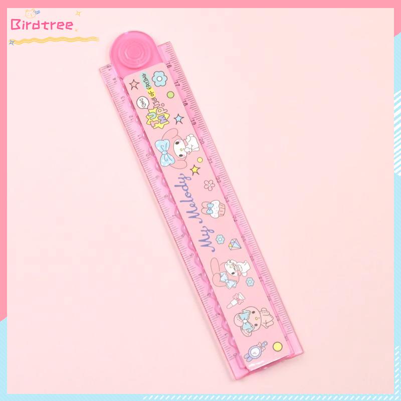 

[Ready❤️]Kartun lucu Sanrio penggaris penggaris lipat ganda penggaris lipat anak-anak penggaris gelombang alat tulis- BS