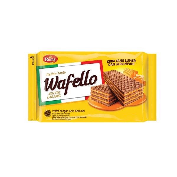 

ROMA WAFER WAFELLO BUTTER CARAMEL 37.5 GR Wafer krim karamel