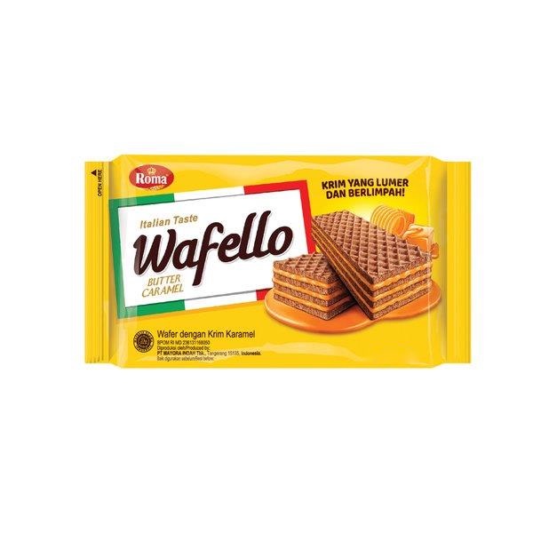 

ROMA WAFER WAFELLO BUTTER CARAMEL 37.5 GR Wafer krim karamel