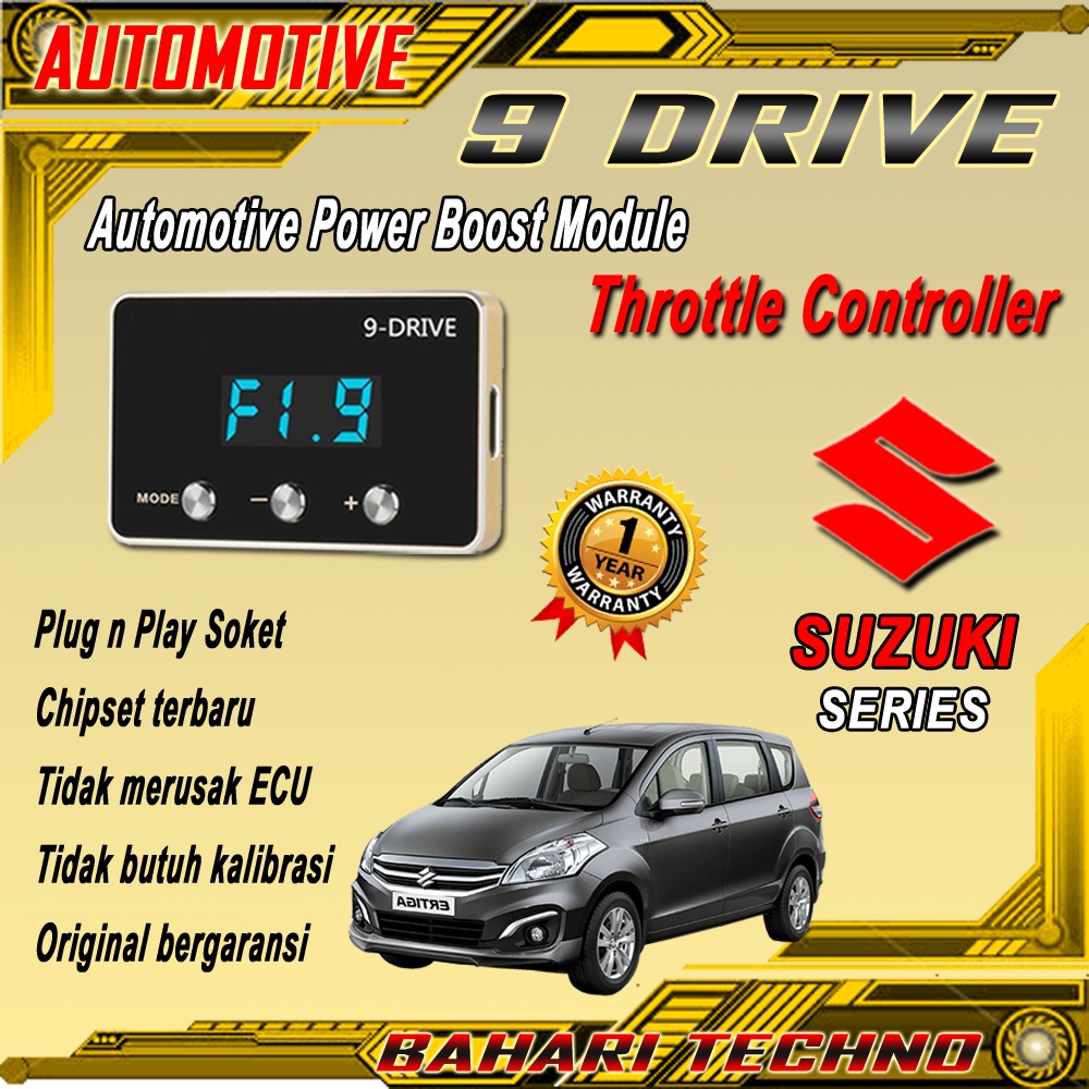 9 DRIVE SUZUKI SERIES THROTTLE CONTROLLER PIGGYBACK SX4 ERTIGA XL7 S PRESSO IGNIS SWIFT NEW ERTIGA G