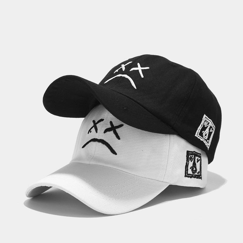 topi distro basebal Bordir Smile topi pria dan wanita topi murah topi Original Import