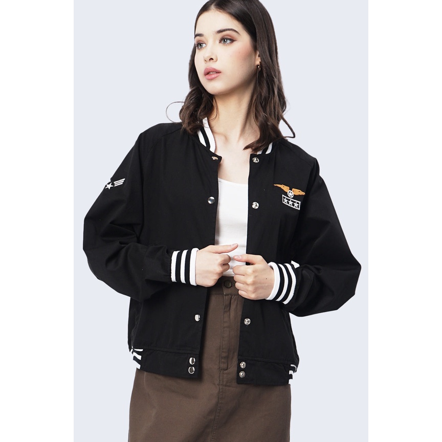 BodyTalk Jaket Wanita Naomi Black Online 34043T5BK