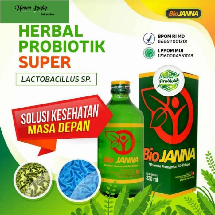 

BioJANNA Super + Madu Nutrisi Herbal Probiotik 330 ml