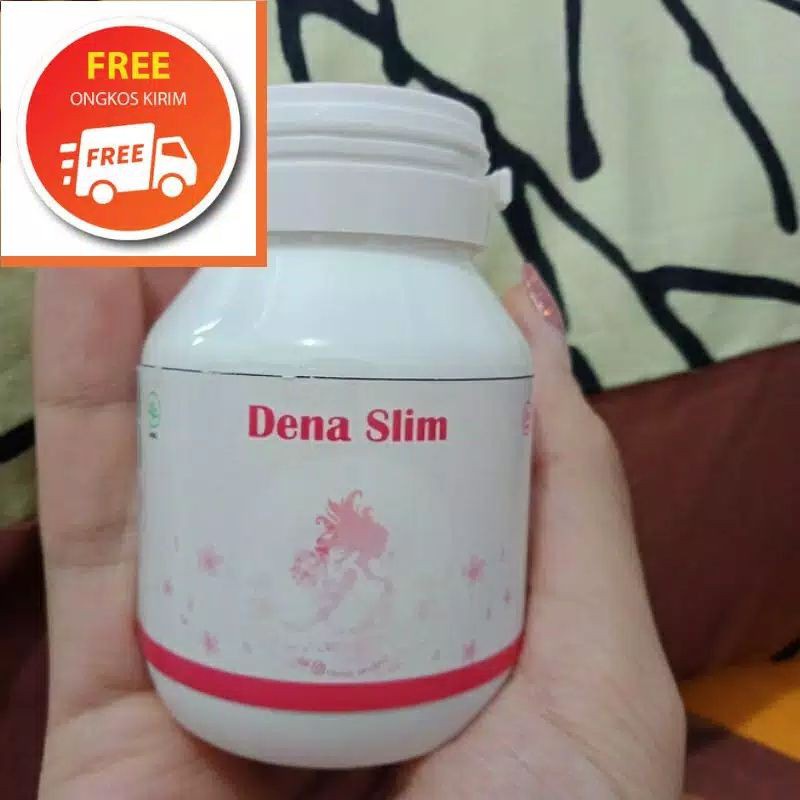 ASLI ( Terlaris ) Dena Slim Original - Pelangsing Badan Herbal - Obat Diet & Kurus Mengatasi Perut B
