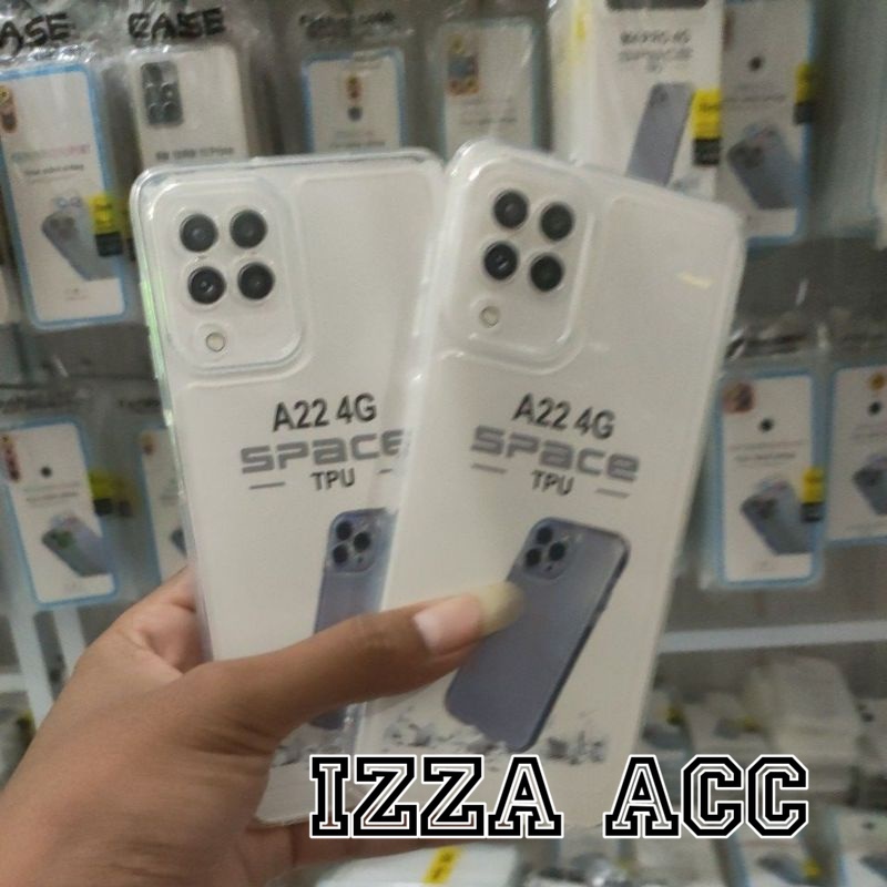 Softcase Bening SAMSUNG A22 4G Case Clear Transparan