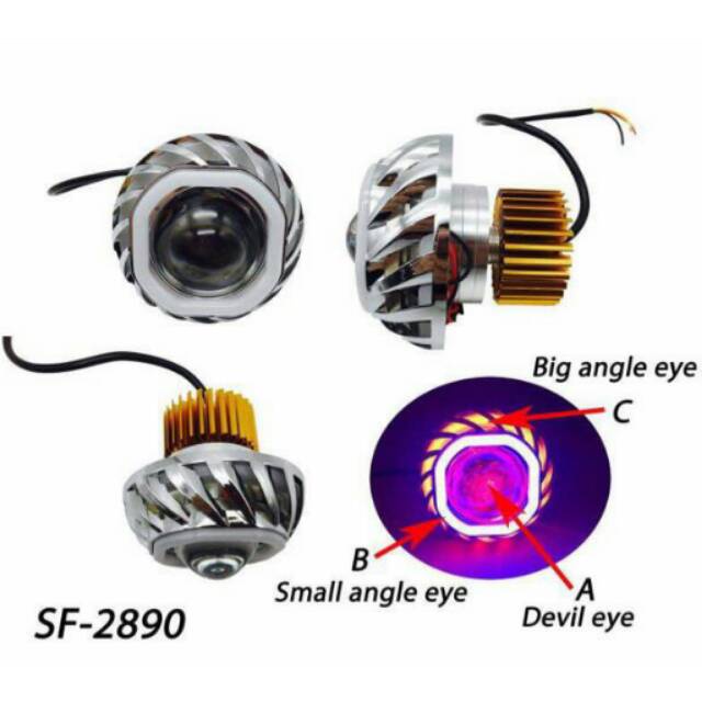 Lampu Projie Kipas Lensa Kotak