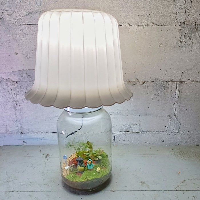 Terra Lamp - Ghibli Mossscape | Terrarium Lampu Meja