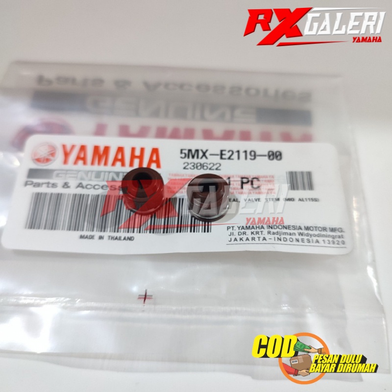 SEAL SIL KLEP 5MX MIO LAMA SMILE SPORTY SOUL NOUVO FINO KARBU ORIGINAL ORI YAMAHA YGP 5MX-E2119-00