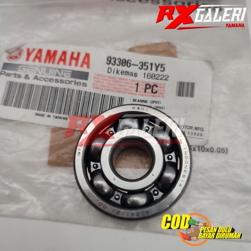 Bearing Gir Rasio Depan Mio M3 Mio Z Soul GT Fino 93306-351Y5