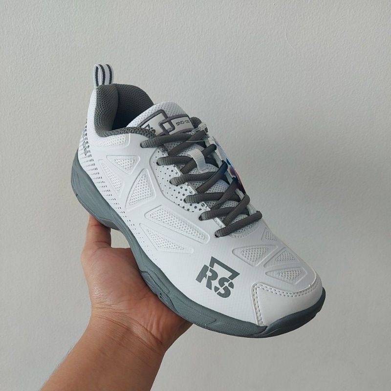 SEPATU BADMINTON RS SND 06 WHITE GREY ORIGINAL